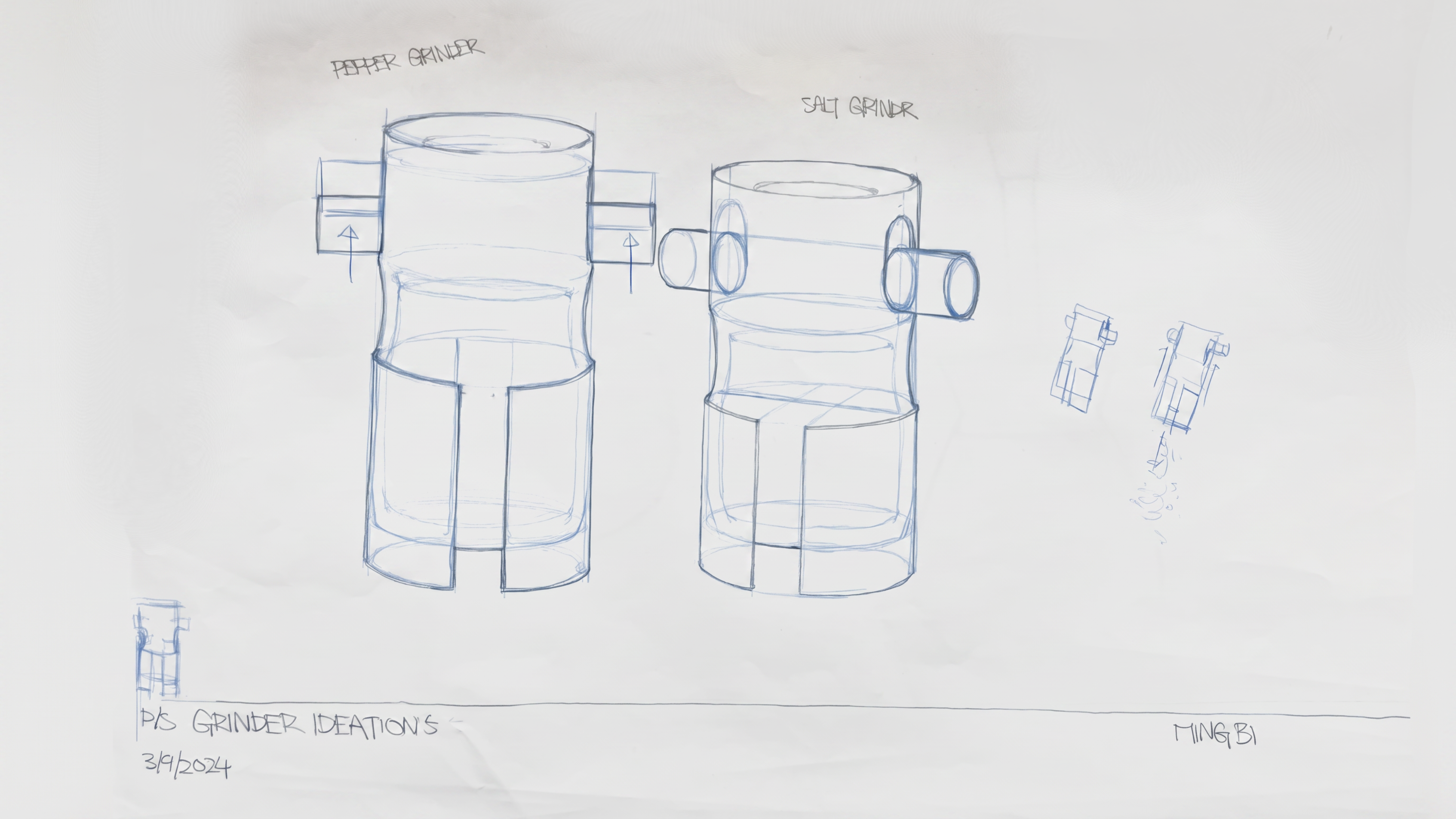 SHI grinder ideation sketch 5
