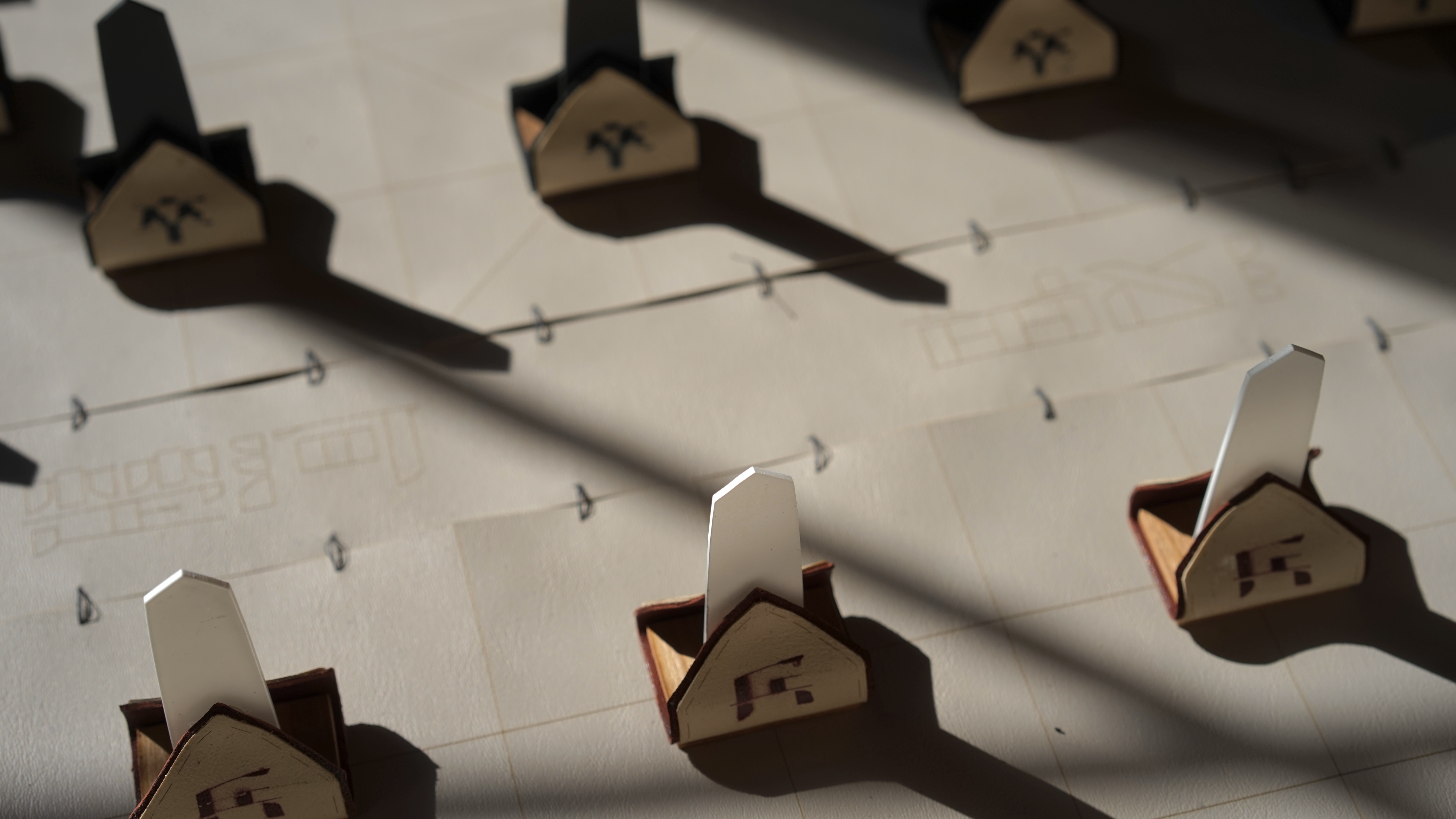 YI Xiangqi set prototype on board